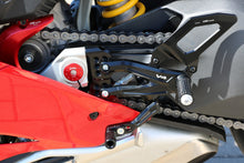 Load image into Gallery viewer, CNC Racing Adjustable Rearsets EASY STD &amp; Reverse For Ducati Panigale V4 /S