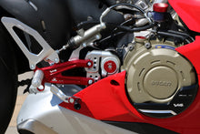 Load image into Gallery viewer, CNC Racing PRAMAC Adjustable Rearsets EASY STD &amp; Reverse For Ducati Panigale V4