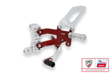 Load image into Gallery viewer, CNC Racing PRAMAC Adjustable Rearsets EASY STD &amp; Reverse For Ducati Panigale V4
