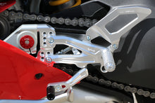 Load image into Gallery viewer, CNC Racing Adjustable Rearsets EASY STD &amp; Reverse For Ducati Panigale V4 /S