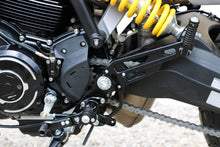 Load image into Gallery viewer, CNC Racing Adjustable Rearsets Light Alloy Black For Ducati Scrambler 800 1100