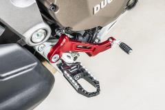 CNC Racing Touring Passenger Foot Pegs For Ducati Hypermotard Multistrada 10-21