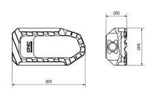 Load image into Gallery viewer, CNC Racing Touring Passenger Foot Pegs For Ducati Hypermotard Multistrada 10-21