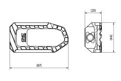 CNC Racing Touring Passenger Foot Pegs For Ducati Hypermotard Multistrada 10-21