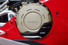 Load image into Gallery viewer, CNC Racing Clutch Cover Protector Bicolor Anodized Alloy For Ducati Panigale V4