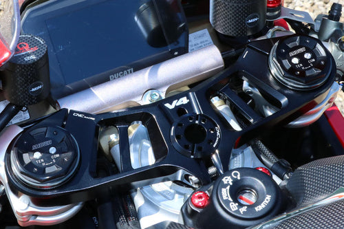 CNC Racing Upper Triple Clamp Top Yoke 53mm Light Alloy For Ducati Panigale V4