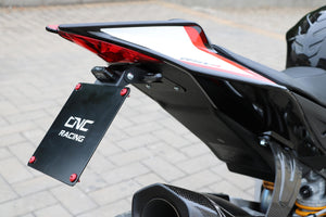 CNC Racing Adjustable License Plate Tail Tidy With LED For Aprilia RSV4 2009-18