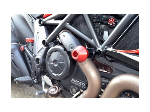 Ducati Diavel 2014-2019 Ducabike Crash Frame Slider Protectors 4 Color Opt New