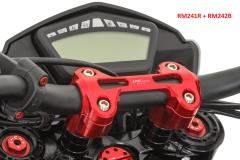 CNC Racing Bar Riser For 29mm Handlebar For Ducati Hypermotard 821 Monster 1200