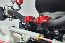 Load image into Gallery viewer, CNC Racing Handlebar Clamps Red/Black For Ducati Streetfighter V4 V4S 2020-2021