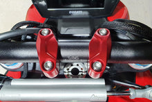 Load image into Gallery viewer, CNC Racing Handlebar Clamps Red/Black For Ducati Streetfighter V4 V4S 2020-2021