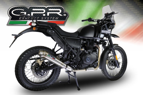 Royal Enfield Himalayan 2017-18 GPR Exhaust SlipOn Silencer Powercone Road Legal