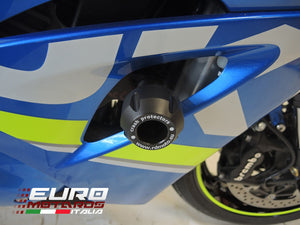 Suzuki GSXR 1000 2017-2019 RD Moto Crash Frame Sliders Protectors Black S34-PH01