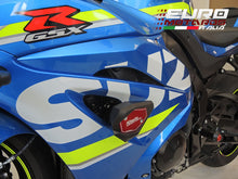 Load image into Gallery viewer, Suzuki GSX-R 1000 2017-2019 RD Moto Crash Frame Sliders Black S34S-SL01-K