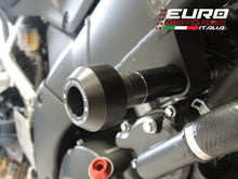 Load image into Gallery viewer, Suzuki DL 1000 V-STROM 2014-2018 RD Moto Crash Frame Sliders Protectors Black