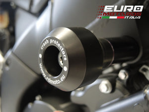 Suzuki DL 1000 V-STROM 2014-2018 RD Moto Crash Frame Sliders Protectors Black