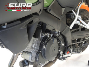 Suzuki DL 1000 V-STROM 2014-2018 RD Moto Crash Frame Sliders Protectors Black