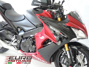 Suzuki GSX-S 1000F 2014-2021 RD Moto Crash Frame Sliders Protectors Black