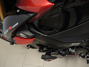 Suzuki GSXS 1000 2 Point 2014-2021 RD Moto Crash Frame Sliders Black S47S-SL01-K