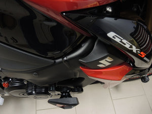 Suzuki GSXS 1000 2 Point 2014-2021 RD Moto Crash Frame Sliders Black S47S-SL01-K