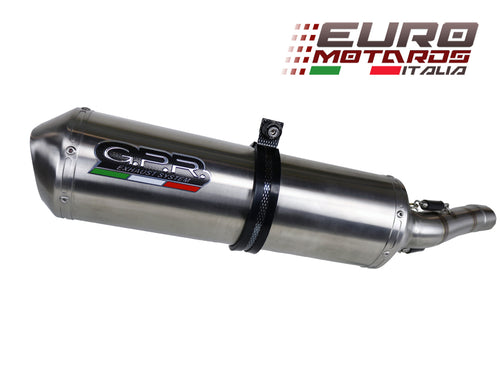 Kawasaki Z125 2019 GPR Exhaust SlipOn Silencer Satinox Road Legal Muffler