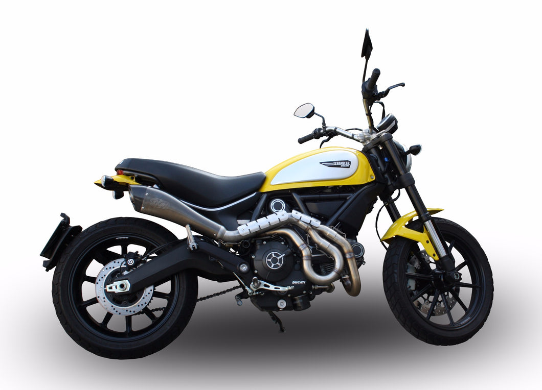 Ducati Scrambler 800 2014-2016 High Mount EXAN X-Black Evo Exhaust Full System