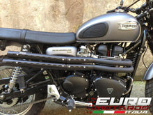 Load image into Gallery viewer, MassMoto Exhaust Full System 2in2 Mohave Black New Triumph Bonneville /Thruxton
