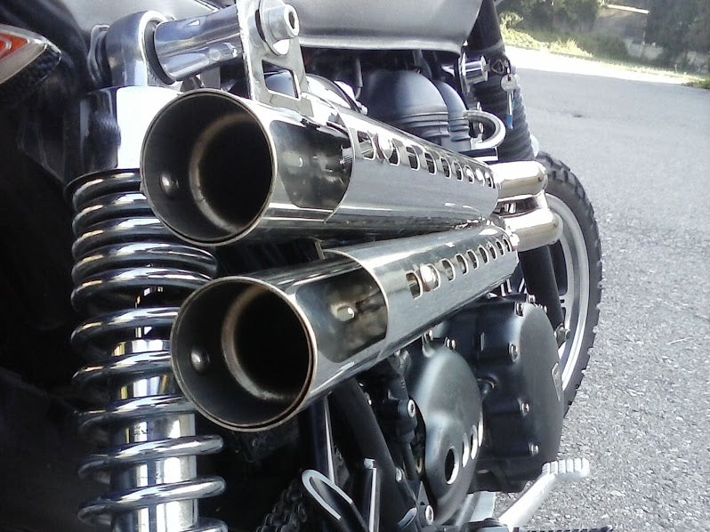 MassMoto Exhaust Full System 2in2 Mohave New Triumph Bonneville / T100 /Thruxton