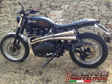 Load image into Gallery viewer, MassMoto Exhaust Full System 2in2 Up-Left New Triumph Bonneville /T100 /Thruxton