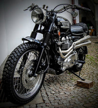 Load image into Gallery viewer, MassMoto Exhaust Full System 2in2 Up-Left New Triumph Bonneville /T100 /Thruxton