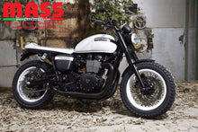 Load image into Gallery viewer, MassMoto Exhaust Full System 2in2 Hot-Rod Black Triumph Bonneville / Thruxton