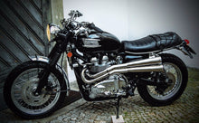 Load image into Gallery viewer, MassMoto Exhaust Full System 2in2 Up-Left New Triumph Bonneville /T100 /Thruxton
