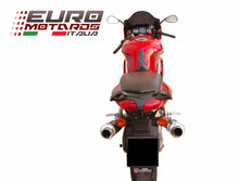 Load image into Gallery viewer, MassMoto Exhaust Slip-On Dual Silencers GP1 Inox New Aprilia SL Falco 2000-2005