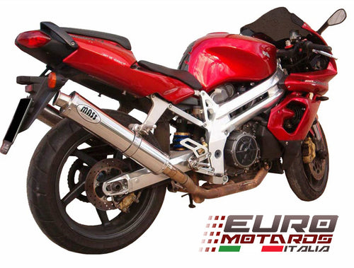MassMoto Exhaust Slip-On Dual Silencers GP1 Inox New Aprilia SL Falco 2000-2005