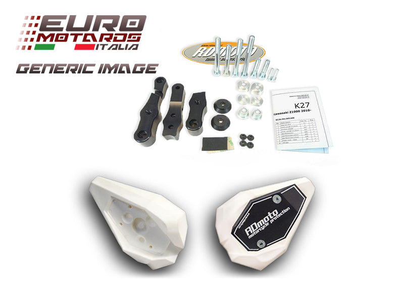 Ducati Scrambler 800 2014-2016 RD Moto Crash Frame Sliders White New D13S-SL01-W