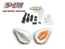 Load image into Gallery viewer, Kawasaki ER-6N 2012-2016 RD Moto Crash Frame Sliders Protectors White K30S-SL01W