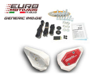 Load image into Gallery viewer, Ducati Scrambler 800 2014-2016 RD Moto Crash Frame Sliders White New D13S-SL01-W
