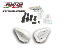 Load image into Gallery viewer, Ducati Scrambler 800 2014-2016 RD Moto Crash Frame Sliders White New D13S-SL01-W