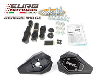 Load image into Gallery viewer, Kawasaki ER-6N 2012-2016 RD Moto Crash Frame Sliders Protectors Black K30S-SL01K