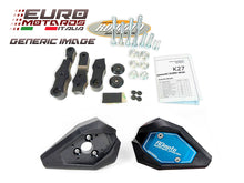 Load image into Gallery viewer, Honda CB300R 2018-2023 RD Moto Crash Frame Sliders Protectors Black H59S-SL01-K