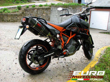 Load image into Gallery viewer, MassMoto Exhaust Dual Bolt-On Silencers Oval Full Carbon New KTM SMR 950 990