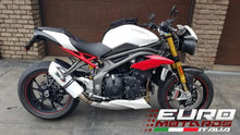 Load image into Gallery viewer, Triumph Speed Triple 1050 /R 2016-17 Single Low GPR Exhaust Silencer Albus White