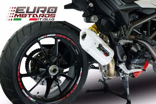 Ducati Hyperstrada Hypermotard 939 2016-2017 GPR Exhaust Silencer Albus White