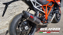 Load image into Gallery viewer, MassMoto Exhaust Slip-On Silencer Oval Full Carbon New KTM Superduke 1290