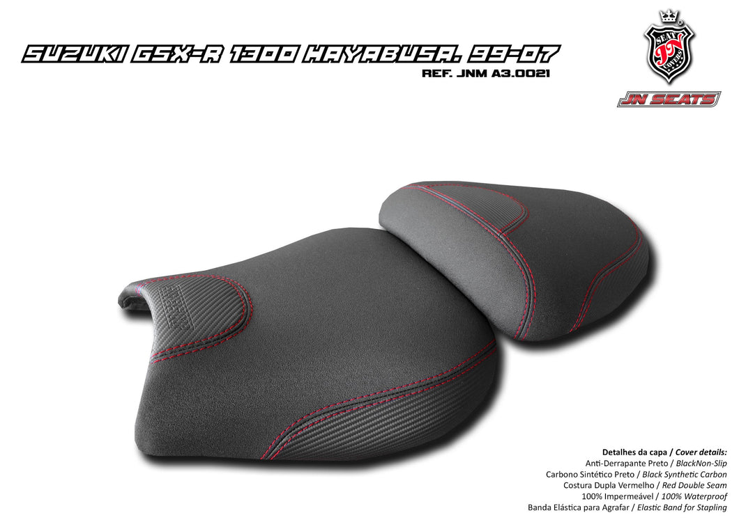 Suzuki Hayabusa GSXR 1300 1999-2007 JN-Europe Seat Cover Anti-Slip A30021