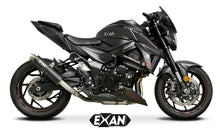 Load image into Gallery viewer, Suzuki GSXS 750 2017-2018 Exan Exhaust Silencer X-GP Carbon/Titanium/Black