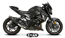 Load image into Gallery viewer, Suzuki GSXS 750 2017-2018 Exan Exhaust Silencer X-GP Carbon/Titanium/Black