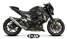 Load image into Gallery viewer, Suzuki GSXS 750 2017-2018 Exan Exhaust Silencer X-GP Carbon/Titanium/Black