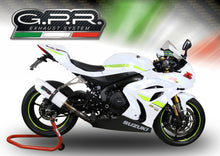 Load image into Gallery viewer, Suzuki GSXR 1000 /R 2017-2018 GPR Exhaust SlipOn Silencer Albus White Road Legal