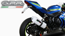 Load image into Gallery viewer, Suzuki GSXR 1000 /R 2017-2018 GPR Exhaust SlipOn Silencer Albus White Road Legal
